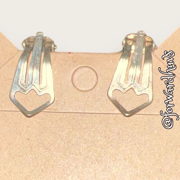 Vintage Pink & Clear Glass Bead Clip-on Non-pierced Earrings - Picture 10 of 12